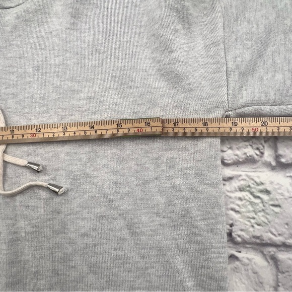 Cyrus Heather Gray Small Women's Pullover Hooded Top Lightweight Long Sleeve - Picture 6 of 8